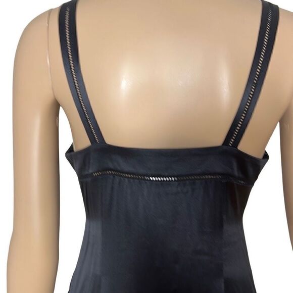 NWT Tufi Duek Silk Black Gisele Dress sz 2 - Picture 8 of 14